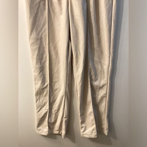 Jonathan Simkai Tay Vegan Leather Cropped Jogger In Ecru - Picture 4 of 16